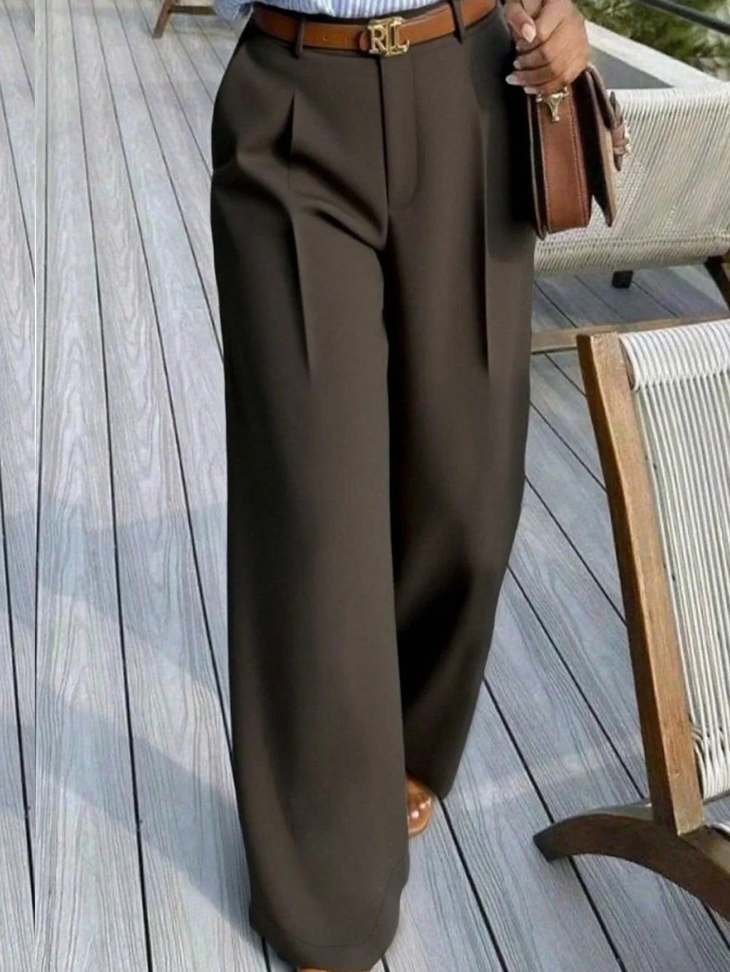 Nordave™ High-Waist Wide Pants