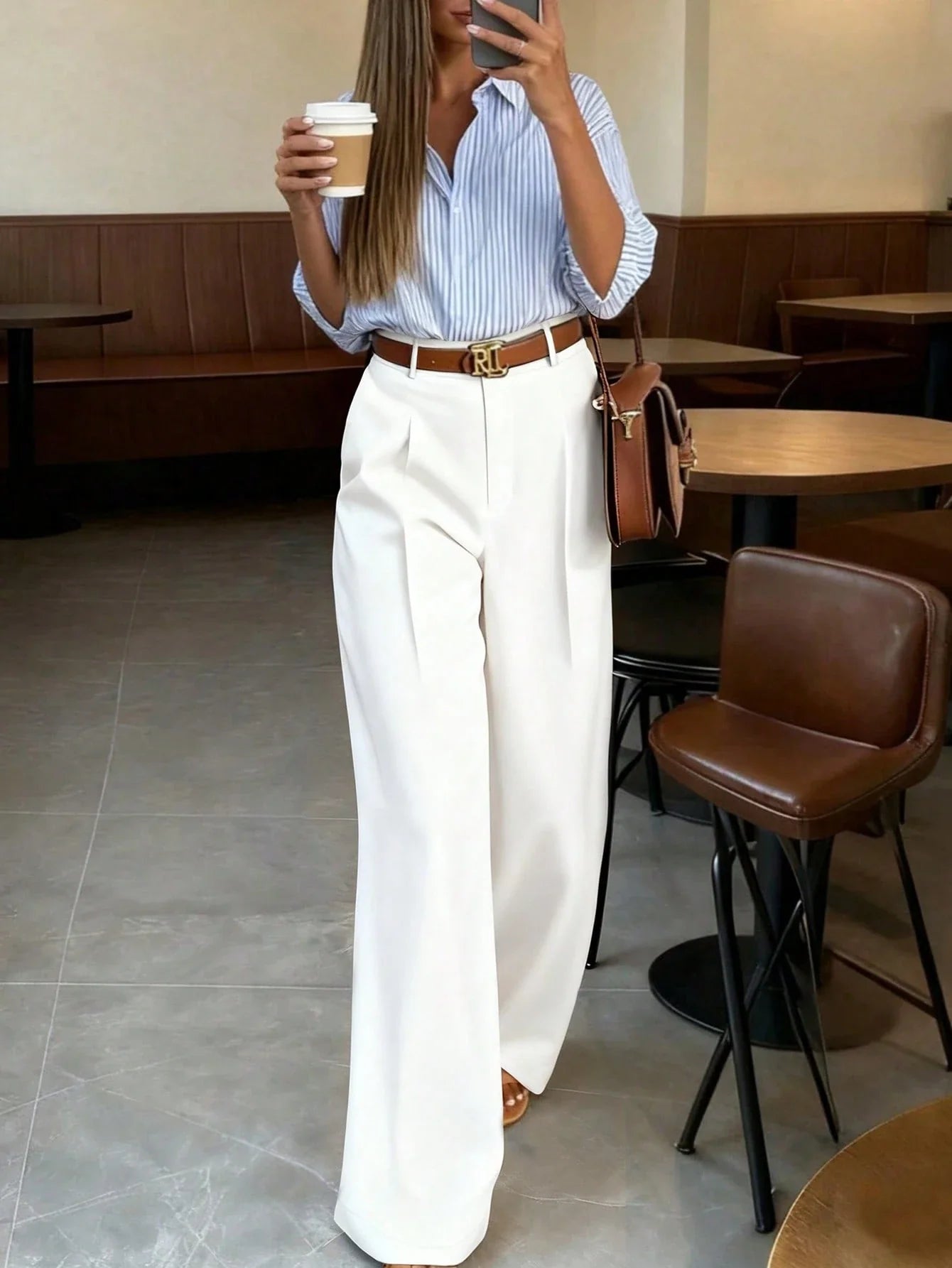 Nordave™ High-Waist Wide Pants
