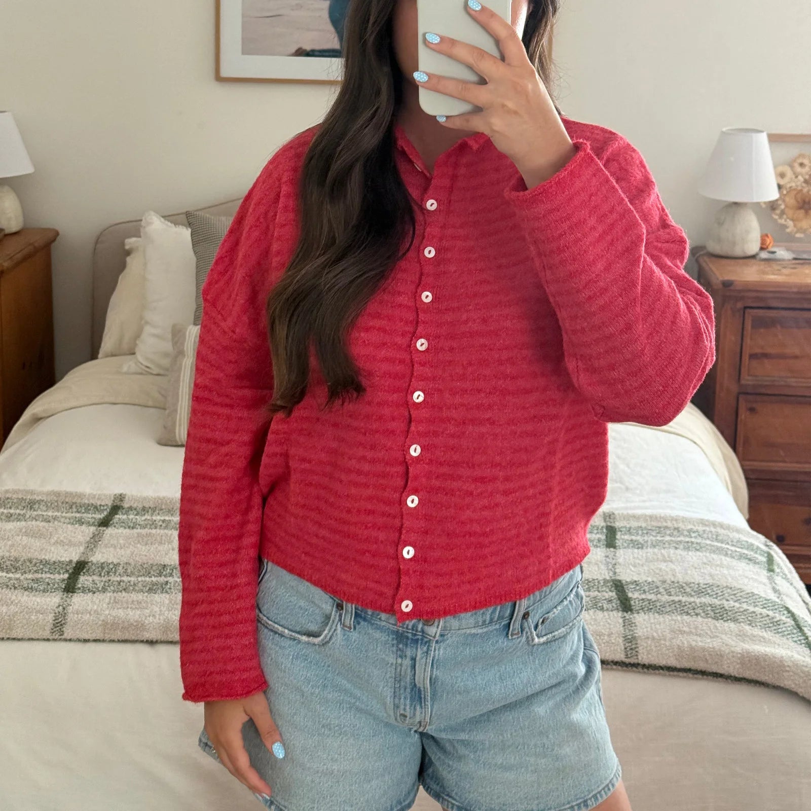 Nordave™ Freya Striped Knit Cardigan