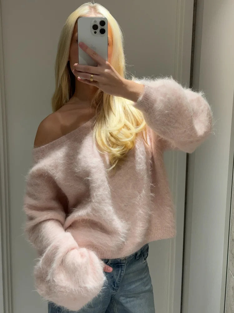 Nordave™ Lysa Off-Shoulder Knit Sweater