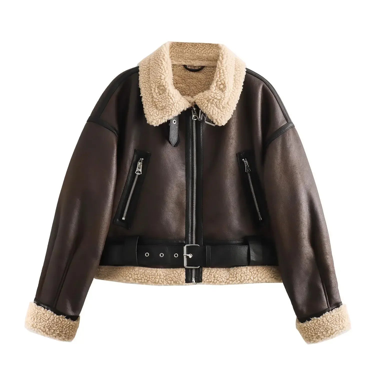 Nordave™ Aviator Jacket with Teddy Lining