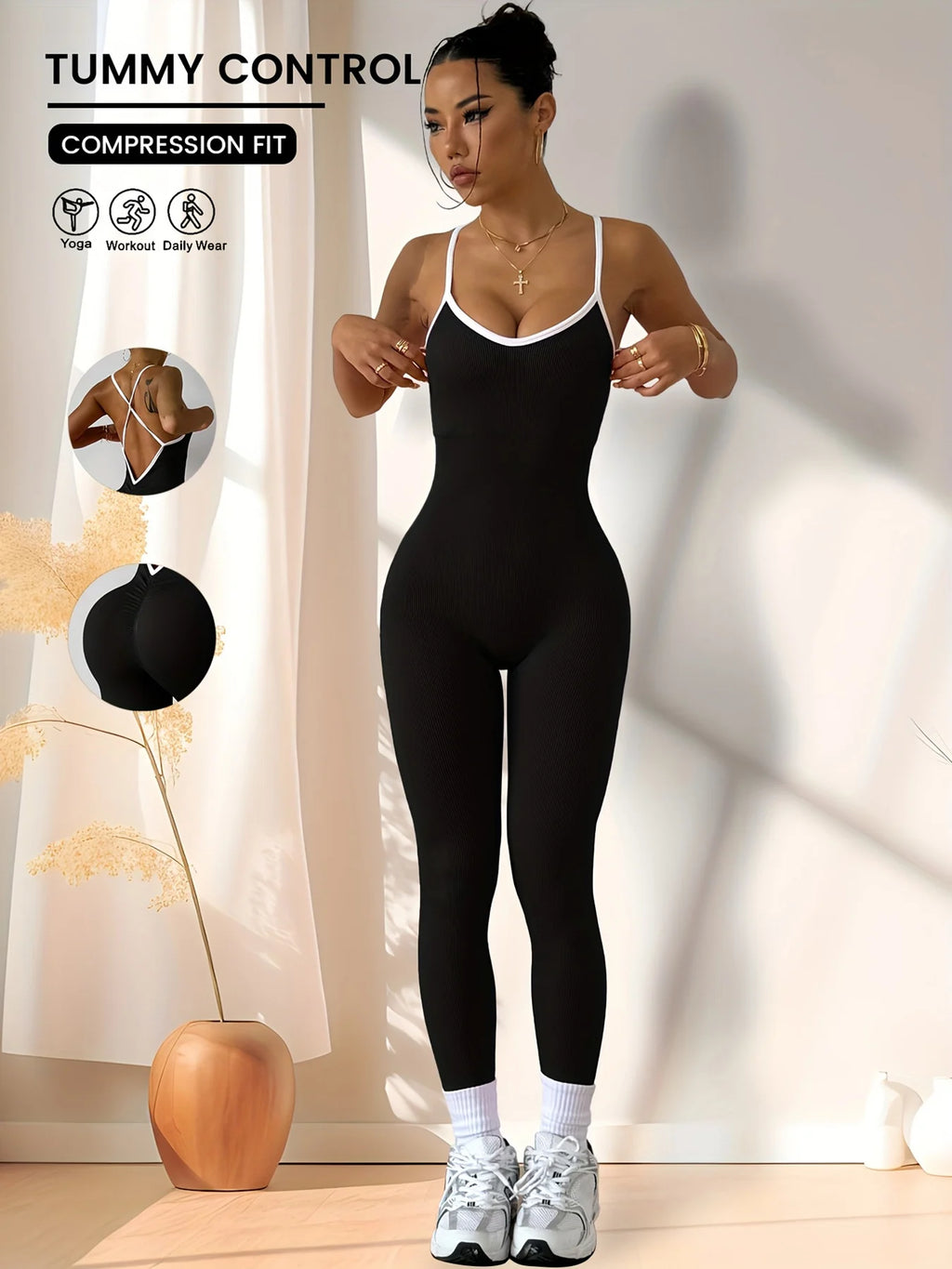 Nordave™ Livia One-Piece Active Jumpsuit