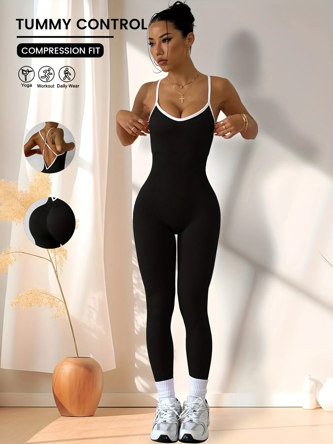 Nordave™ Livia One-Piece Active Jumpsuit