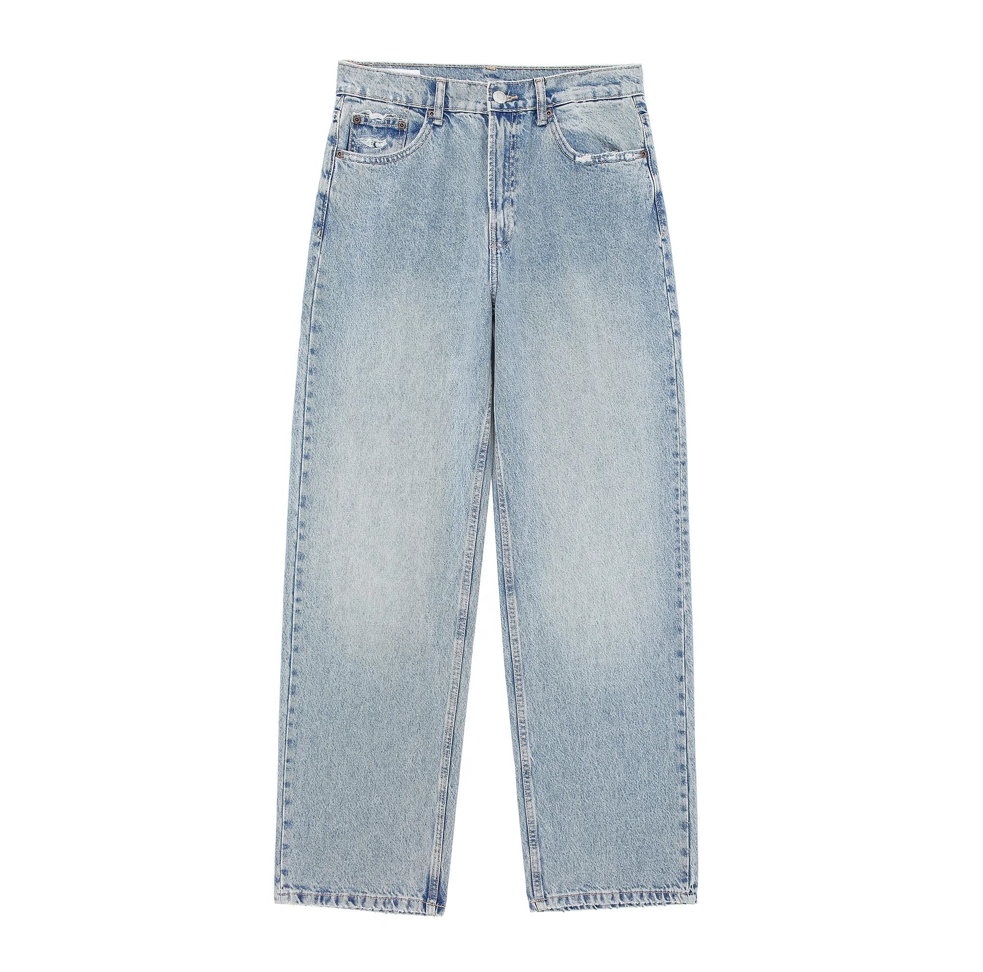 Nordave™ Liv Vintage Patchwork Jeans