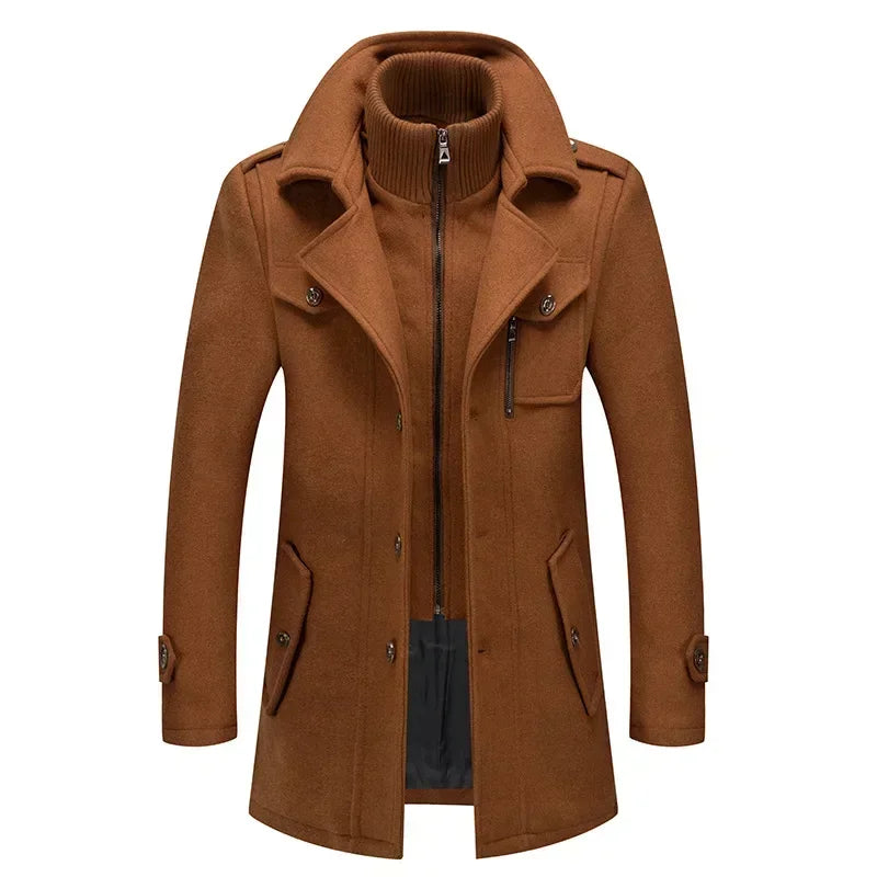 Nordave™ Double-Collar Trench Coat