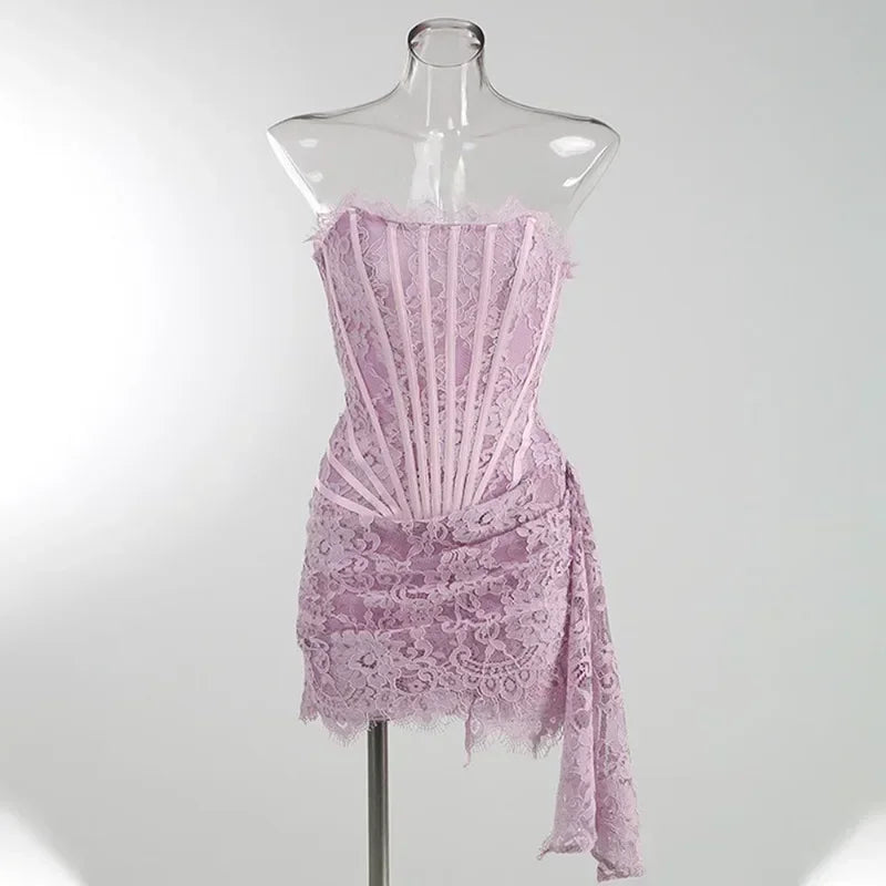 Nordave™ Elora Lace Midi Dress