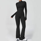 Nordave™ Zip-Up Flare Jumpsuit