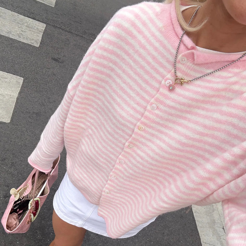 Nordave™ Freya Striped Knit Cardigan