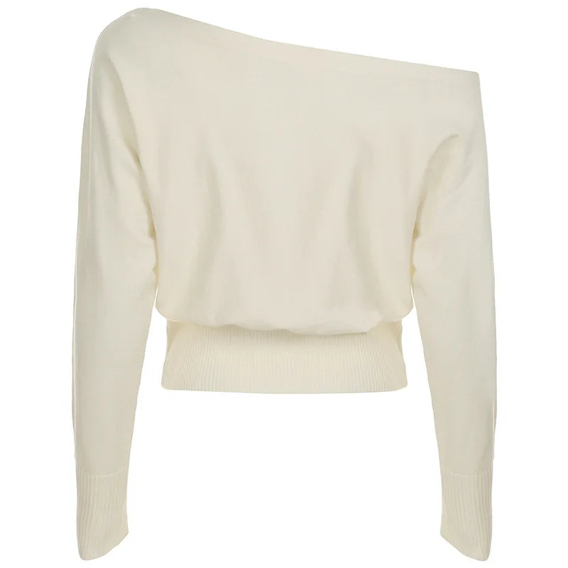Nordave™ Aluna Off-Shoulder Knit Sweater