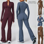 Nordave™ Zip-Up Flare Jumpsuit