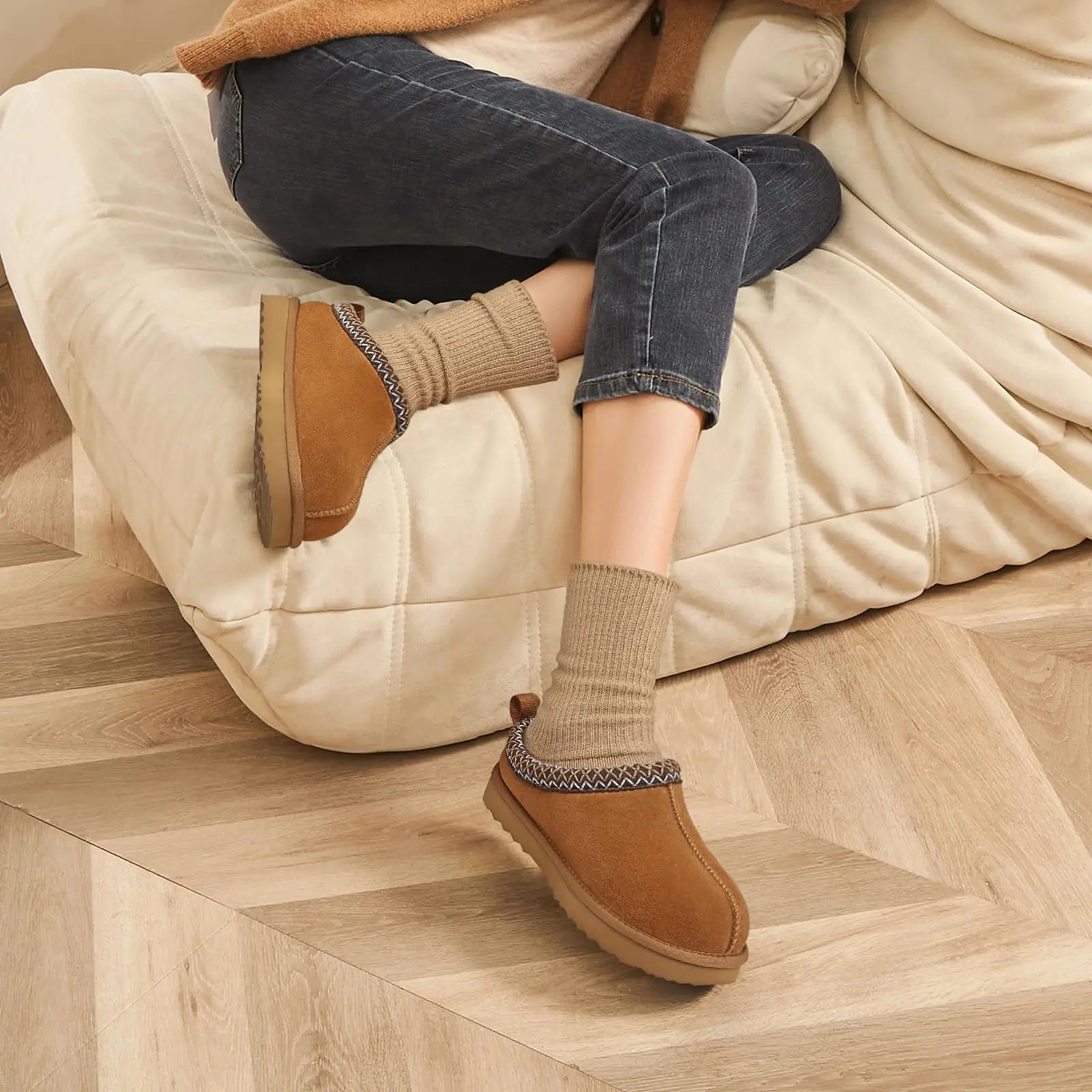 Nordave™ CozyStep Suede Boots