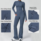 Nordave™ Zip-Up Flare Jumpsuit