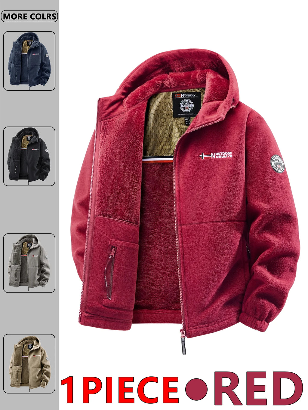 Nordave™ Atlas Hooded Outdoor Jacket