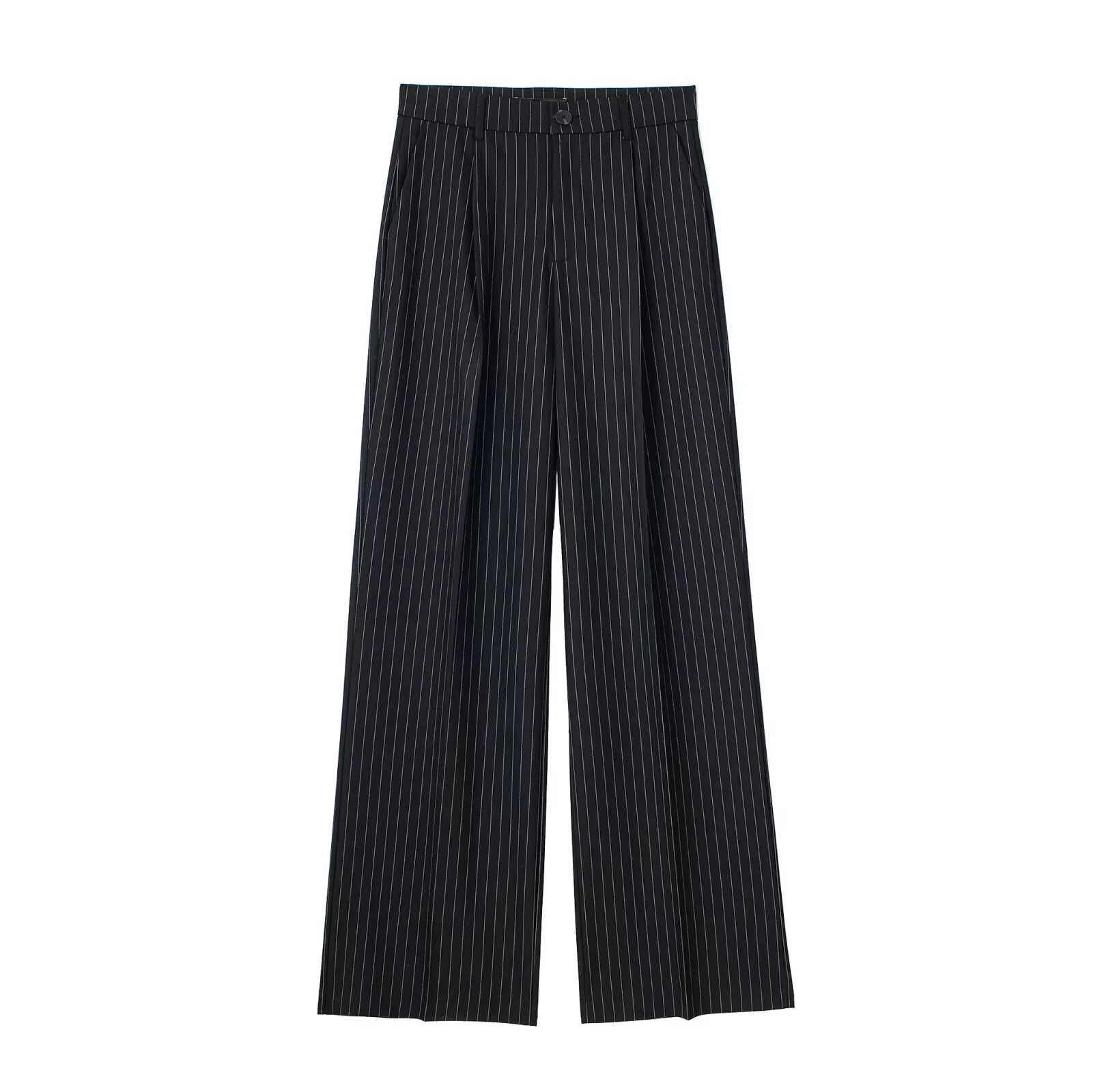 Nordave™ Linnea Striped Wide-Leg Trousers