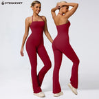 Nordave™ Isla Halter Backless Jumpsuit