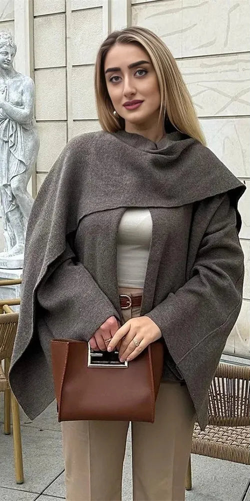 Nordave™ Autumn Elegance Oversized Coat