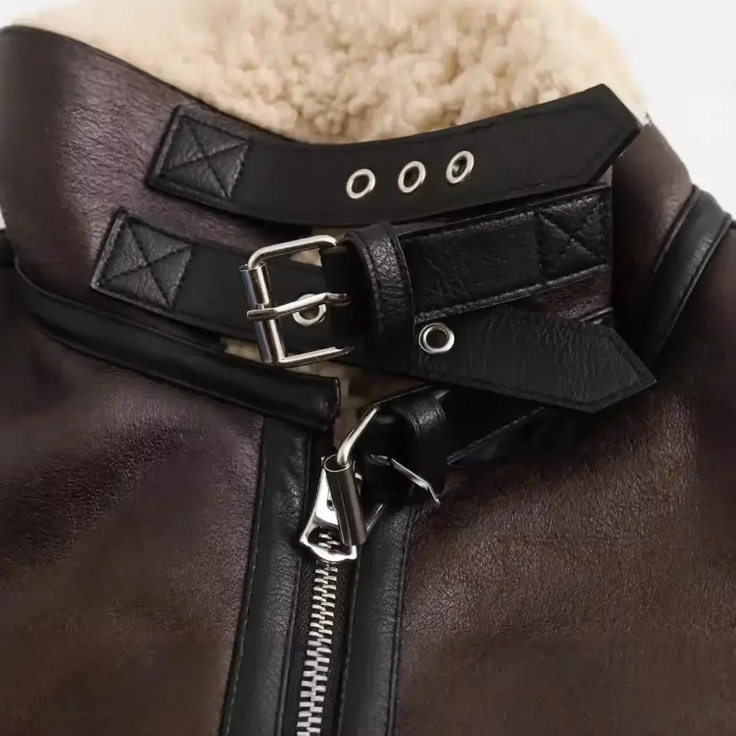 Nordave™ Aviator Jacket with Teddy Lining