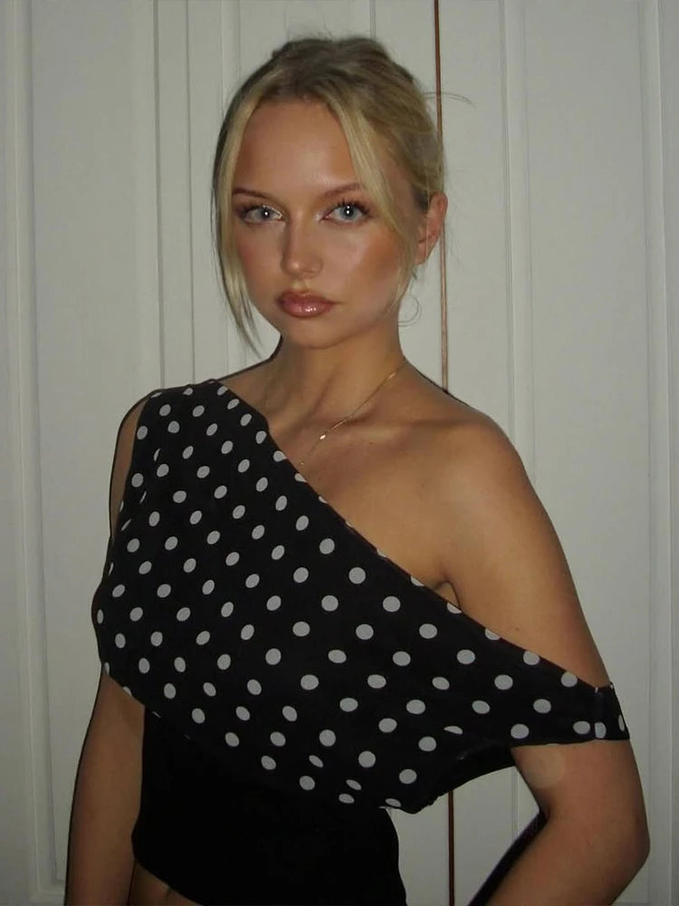 Nordave™ Maja Off-Shoulder Polka Dot Top